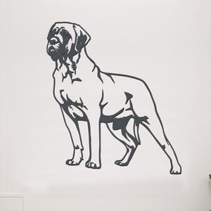 Dřevo života | Dřevěný obraz Tosu Inu | Rozměry (cm): 35x40 | Zvolte barvu dekoru: Antracitová