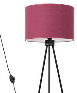 Sollux Lighting Stojací lampa NEVIA vínová