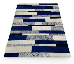 Kožený koberec Holme Blue L