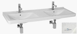 Umyvadlo Jika Cubito 130x48,5 cm dva otvory pro baterii H8144201001041