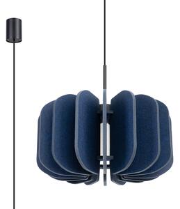 Sollux Lighting Závěsná lampa MULA 45 tmavě modrá