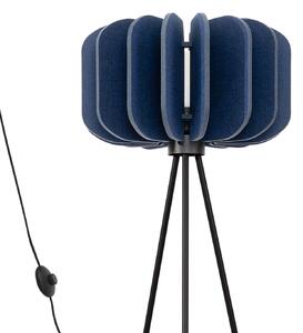 Sollux Lighting Stojací lampa MULA 45 tmavě modrá