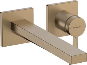 Umyvadlová baterie Hansgrohe Tecturis E bez podomítkového tělesa kartáčovaný bronz 73051140