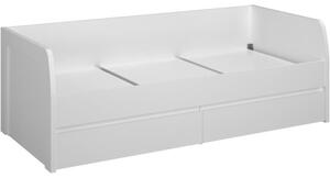 Kondela Postel 2S, 90x200 bílá, ERODIN