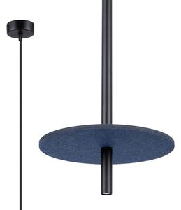 Sollux Lighting Závěsná lampa FELTRO 1 černá/tmavě modrá