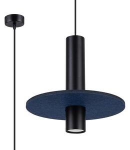 Sollux Lighting Závěsné svítidlo PELTA 1 černé/tmavě modré