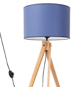Sollux Lighting Stojací lampa NATT tmavě modrá