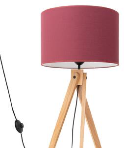 Sollux Lighting Stojací lampa NATT vínová