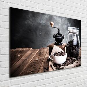 Foto obraz skleněný horizontální Mlýnek na kávu osh-96066762