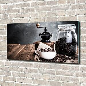 Foto obraz skleněný horizontální Mlýnek na kávu osh-96066762
