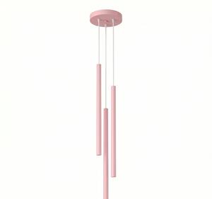 Sollux Lighting Závěsné svítidlo PASTELO 3P růžové