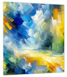 Obraz - Abstraktní slunečný den (30x30 cm)