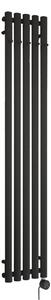 Oltens Stang elektrický radiátor 150x26 cm černá mat 55121300