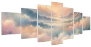 Obraz - Oblaka (210x100 cm)