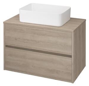 Cersanit Crea skříňka 79.4x45x53 cm pod umyvadlo závěsná dub S924-010