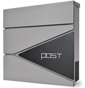 Poštovní schránka POST - šedá+černá