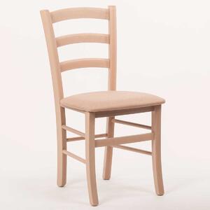 Stima Židle PAYSANE s čalouněným sedákem Odstín: Dub Sonoma, Látky: LUX cappuccino 24