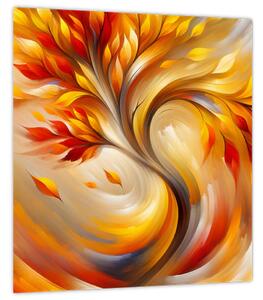 Obraz - Podzimní strom (30x30 cm)