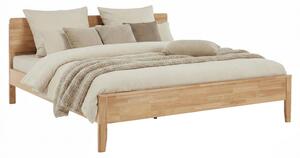 Kondela Manželská postel NOEMI 160x200, masivní dřevo přírodní