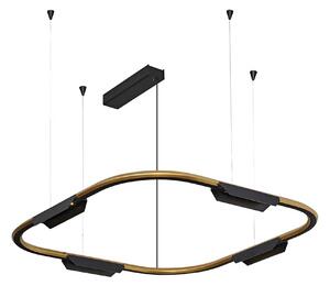 VK Light Core LED závěsné svítidlo Zlatá630 mm