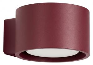 Sollux Lighting Nástěnné svítidlo MODO 1 bordó GX53