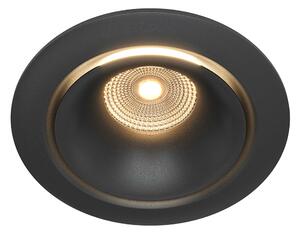 Maytoni downlight Yin LED 12W 60° zápustné kruhové svítidlo Černá3000KNe