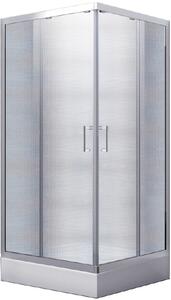Besco Modern 165 sprchový kout 90x90 cm čtvercový chrom lesk/matné sklo MK-90-165-M