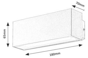 Rabalux MATARO LED venkovní nástěnné svítidlo 77076
