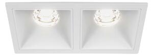 Maytoni downlight Alfa LED 10W 36° zápustné čtvercové svítidlo bílé Dvojitá4000KNe