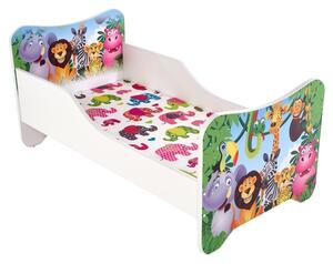 Dětská postel s matrací HOPPY vícebarevná, 70x140 cm