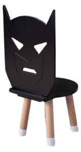 Dětská dřevěná židlička SUPER HERO + jméno ZDARMA