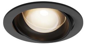 Maytoni downlight Lens LED 3000K 12W 70° zápustné kruhové svítidlo Černá