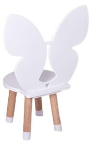 Dětský dřevěný stolek + židlička MOTÝL + jméno ZDARMA