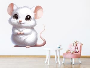 Bílá myška arch 65 x 75 cm