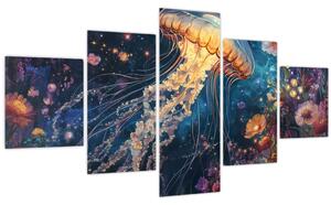Obraz - Magická medúza (125x70 cm)