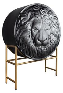 Massive home | Vysoká komoda Lion 160cm masiv mango black