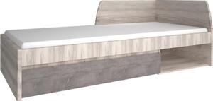 Kondela Postel JESI NEW, 90x200, kaštan nairobi/onyx