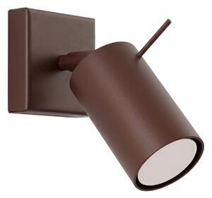 Sollux Lighting Nástěnné svítidlo RING hnědé