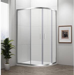 Čtvrtkruhový sprchový kout EASY LINE 1000x800 mm, L/R, čiré sklo