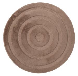 Koupelnový kobereček MOYO CIRCLE hnědý kruh