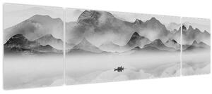 Obraz - Japonské jezero (170x50 cm)