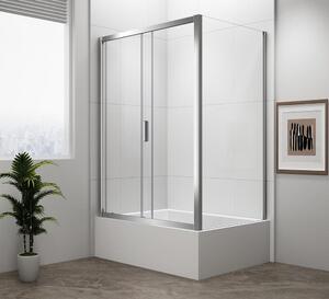 DEEP Obdélníkový sprchový kout 1300x750 mm, varianta L/R, čiré sklo