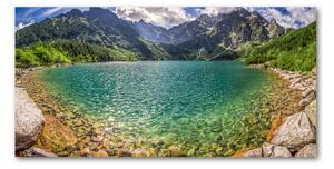 Foto obraz fotografie na skle Jezero v horách osh-99700866