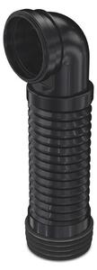 Flexibilní připojení s 90° ohybem pro závěsné WC, 205-370 mm
