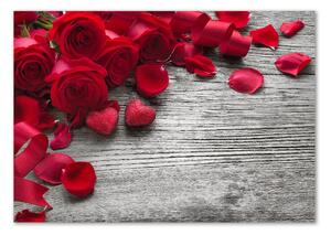 Foto-obraz fotografie na skle Červené růže osh-99989329