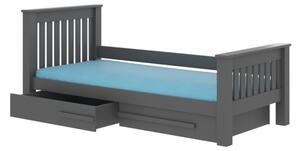 Dětská postel CARMEL, 90x190, grafit