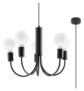 Černé závěsné svítidlo ø 45 cm Karim – Nice Lamps