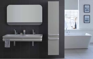Vysoká koupelnová skříňka Ideal Standard Tonic II / 35 x 30 x 173,5 cm / lesklá bílá R4315WG
