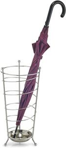 Designový stojan na deštníky Zeller 13020 / Ø 25 x 47,5 cm / chrom