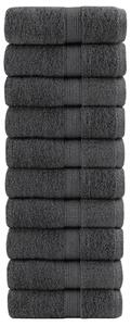 Prémiové mycí utěrky SOLUND 10 ks antracitové 30x30 cm 600 g/m² 137150